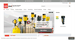 Desktop Screenshot of lutz-pumpen.de